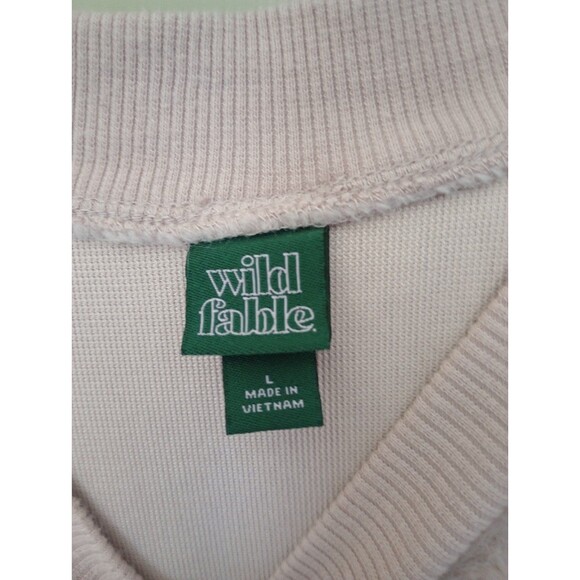 Wild Fable Super Soft Cropped Faux Fur Sweater Size Large - Picture 3 of 8
